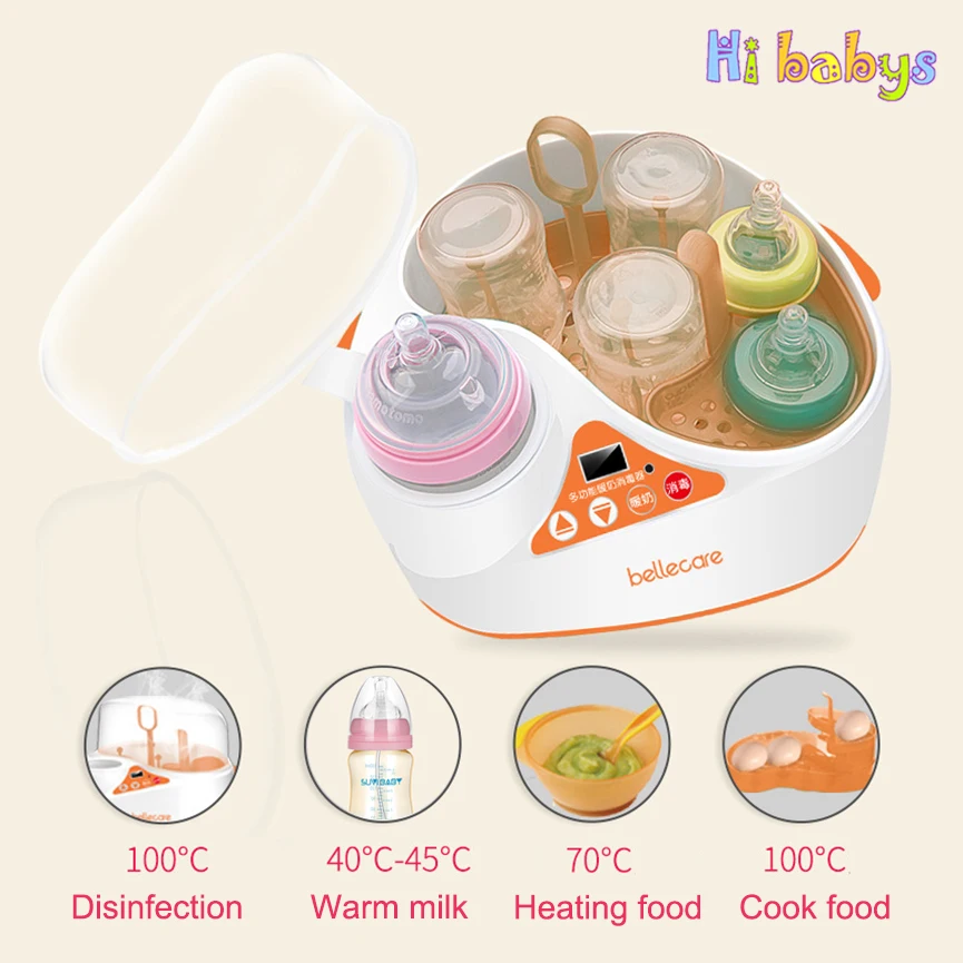 

Baby Feeding Bottle Smart Baby Milk Heating Milk Bottle Sterilizer Thermostat Warmer Disinfection Food Egg Steam Heating