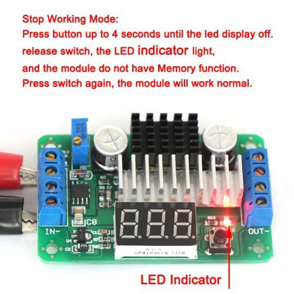 LTC1871 синий светодиодный Volmeter Didplay 3,5 V-30 В постоянного тока Преобразователь напряжения модуль Step Up 5 V/12 V регулятор напряжения питания