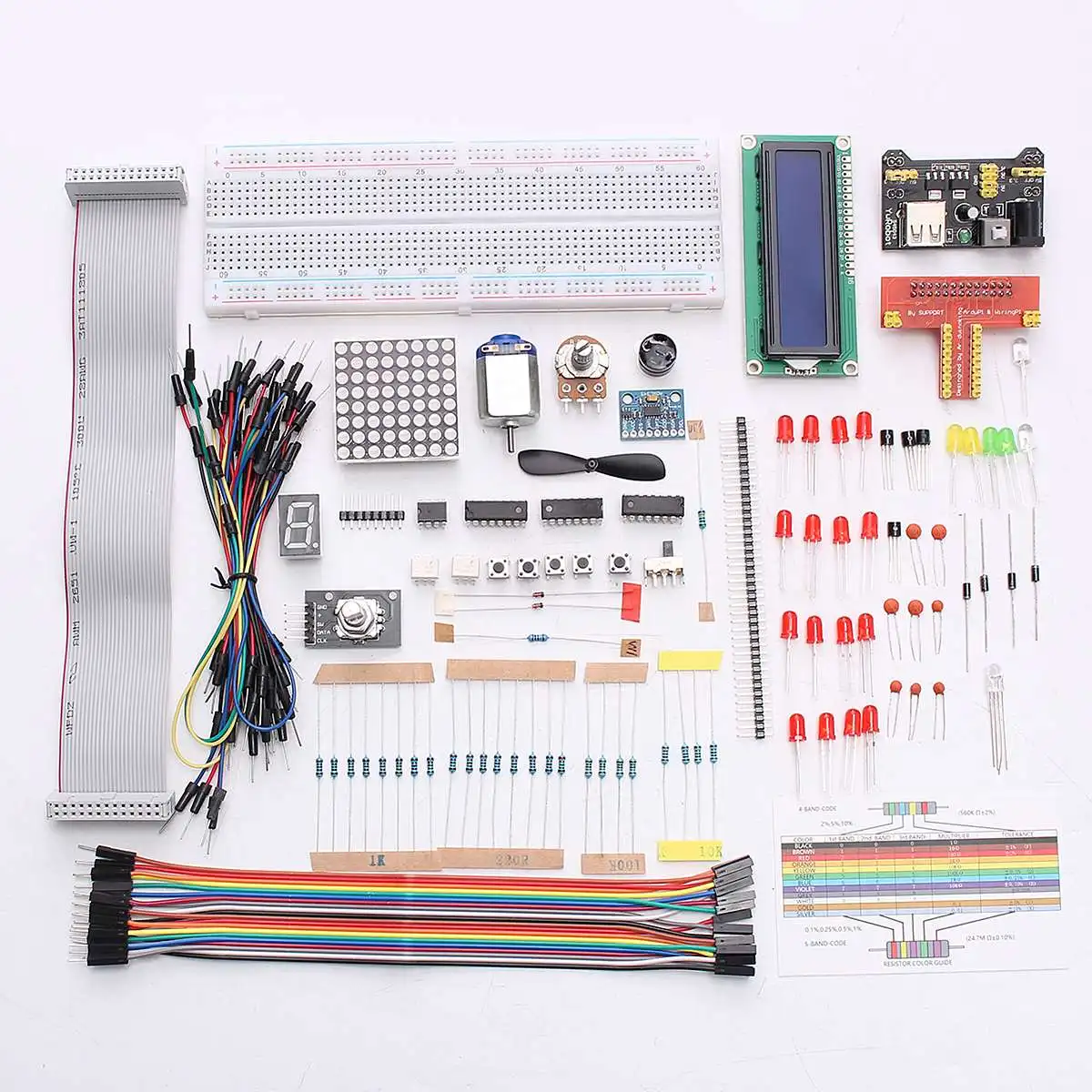 

New Super Starter Kit V2.0 for Raspberry B-books for beginners DIY Project Kit for Raspberry Pi 3 2 Model B+