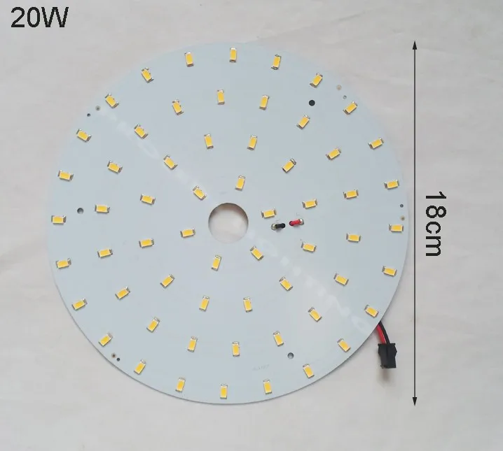 2 года гарантии круглый поверхностного монтажа 20 Вт, 30 Вт, 40 Вт, светодиодный круглой трубе светодиодный панель PCB диск светодиодный теплый белый холодный белый 220V 230V 240V