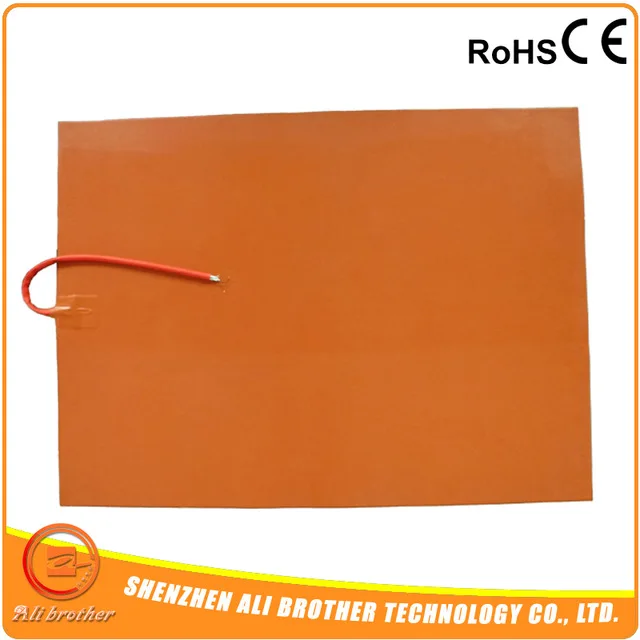 

600 x 450 mm 220v 1000w silicone heater / silicone rubber heaetr with 100 k thermistor