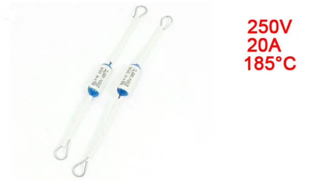 

20 Pcs 20A 250V Replaceable Parts Electric Rice Cooker Fuses 185 Degree