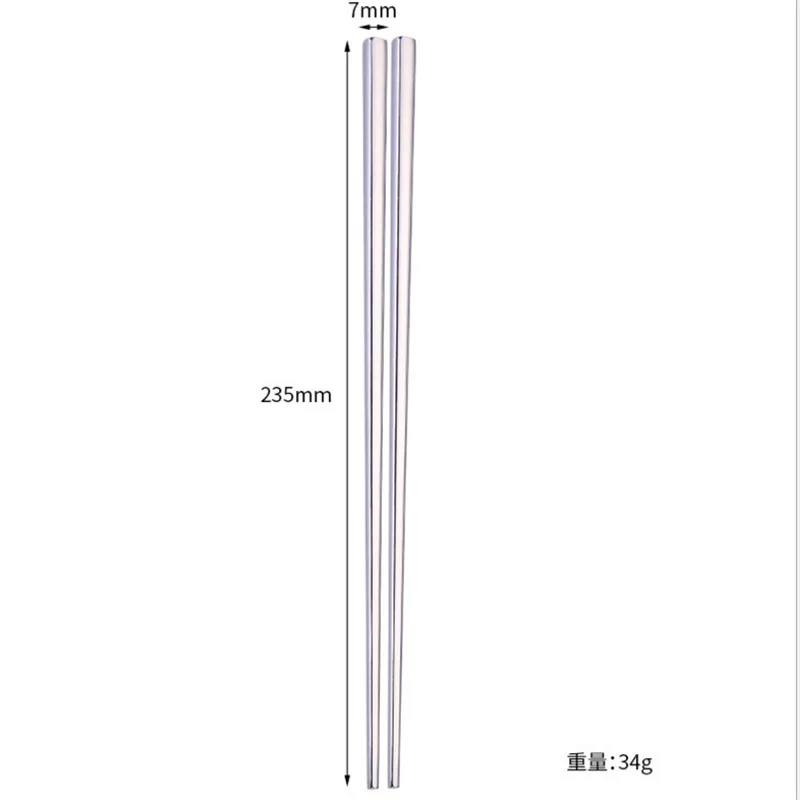 1 пара нескользящих нержавеющих стальных гальванических титановых золотых палочек для еды, кухонные аксессуары, украшение стола-S - Цвет: as  picture