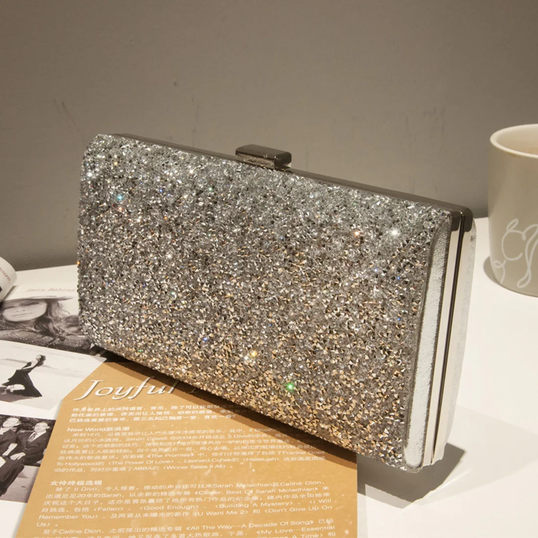 Hot Women Luxury Evening Bag Diamond Rhinestone Clutches Crystal Bling Gold Clutch Purse Black Silver Wedding Party Bags Purse Hot Women Luxury Evening Bag Diamond Rhinestone Clutches Crystal Bling Gold Clutch Purse Black Silver Wedding Party Bags Purse