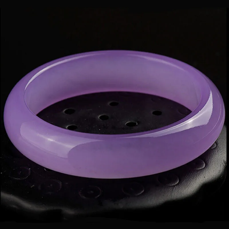 KYSZDL Потрясающий Красивый светильник, фиолетовый романтический браслет из натурального камня, браслет для счастливой девушки, модные ювелирные изделия, подарочные браслеты