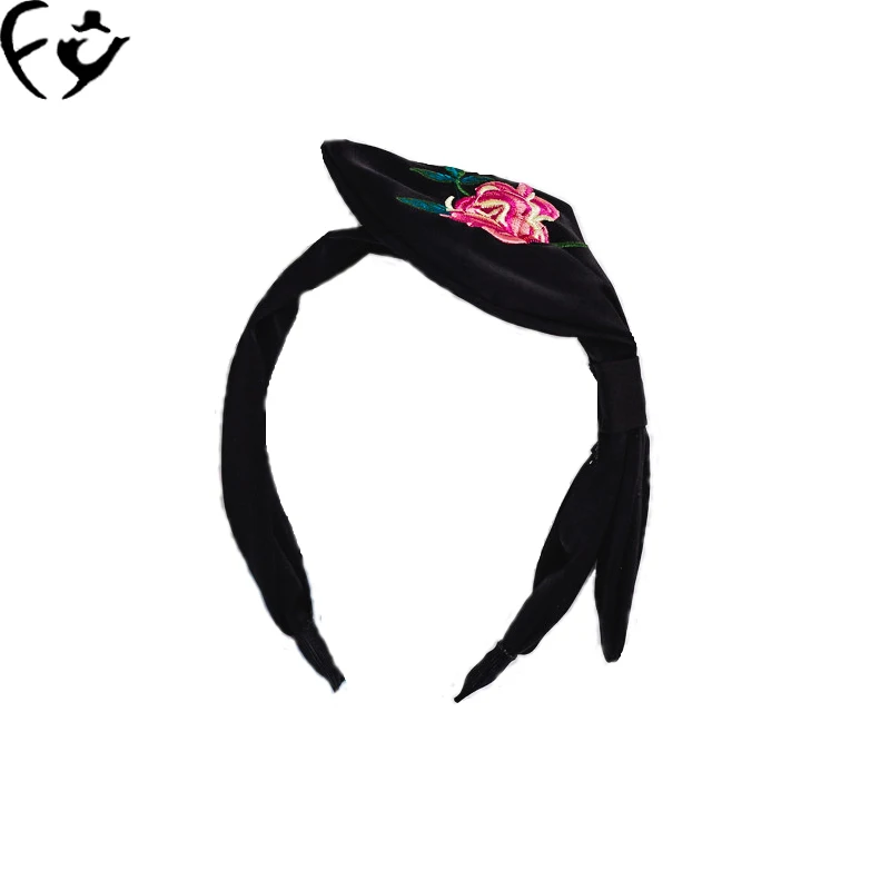 The new hand-embroidered flower hair band | Украшения и аксессуары