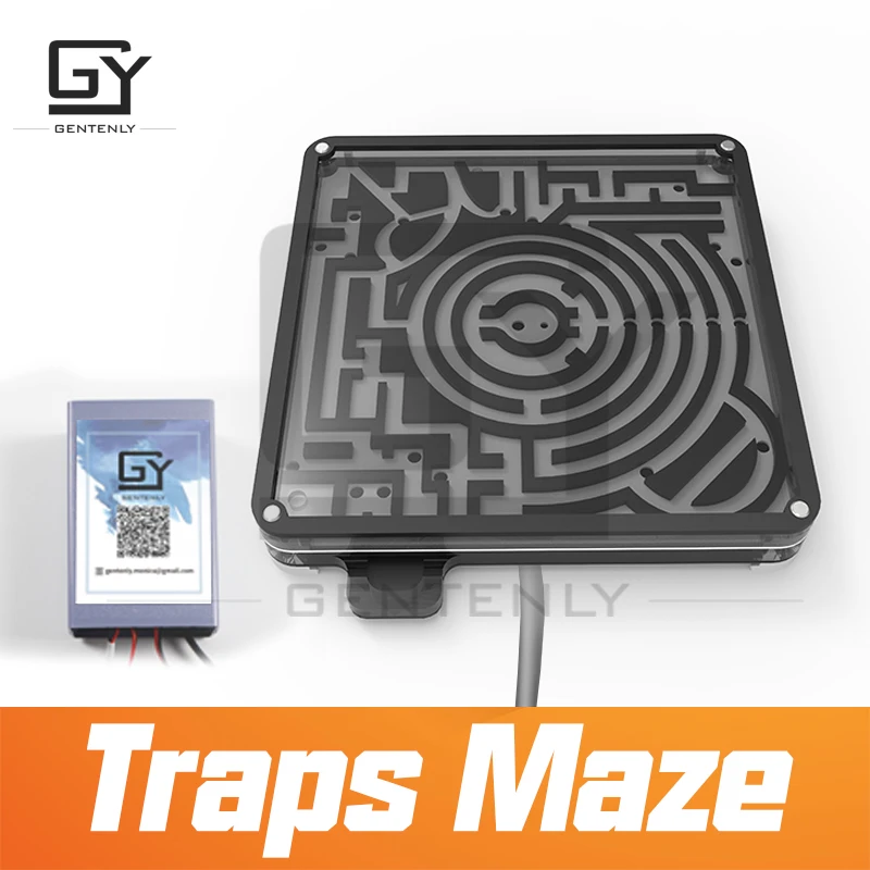 

Escape room prop Traps Maze avoid the traps and transport the iron ball to the goal to open magnet lock room escape game prop