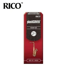 RICO пластиковое покрытие тенор Bb винил водонепроницаемый Sachs reed 2,5#, 3,0#, 3,5# коробка из 5