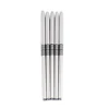 ANGNYA 10Pcs Kolinsky Sable Acrylic Brush Size 2#/3#4#/6#/8# Nail Art Brush Professional Silver Copper Handle Brush for Manicure 4