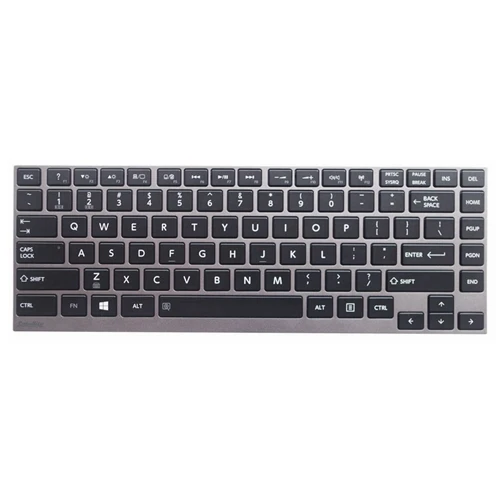 GZEELE нам английская клавиатура для ноутбука Toshiba Satellite U800W U845 U900 U920 U920T U925 U940 R830 Z935 U835 Z835 R835 R700 U800 КБ - Цвет: Серый