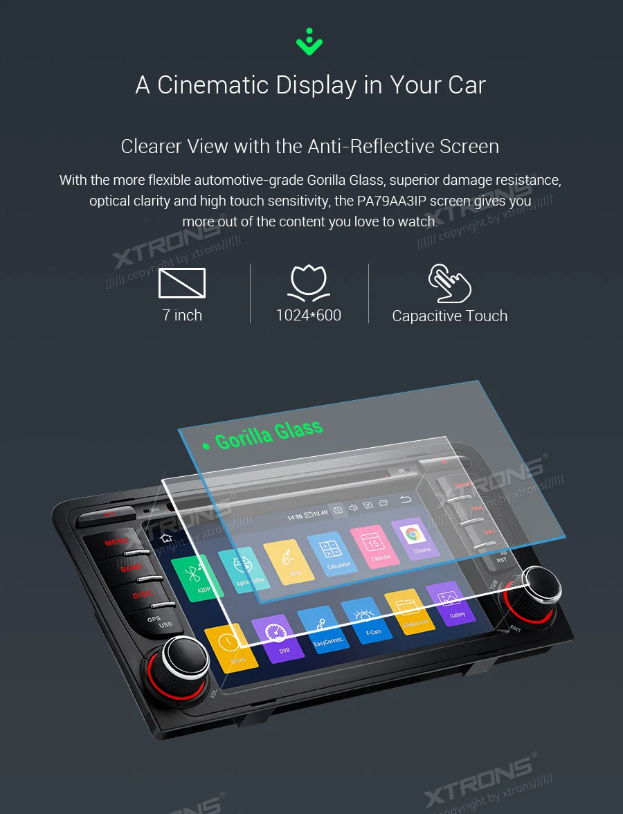 Top XTRONS 7" Android 9.0 Car DVD Player for Audi A3 8P 2003 2004 2005 2006 2007 2008 2009-2012 S3 / RS3 Sportback Radio GPS TPMS 6 Top XTRONS 7" Android 9.0 Car DVD Player for Audi A3 8P 2003 2004 2005 2006 2007 2008 2009-2012 S3 / RS3 Sportback Radio GPS TPMS 6