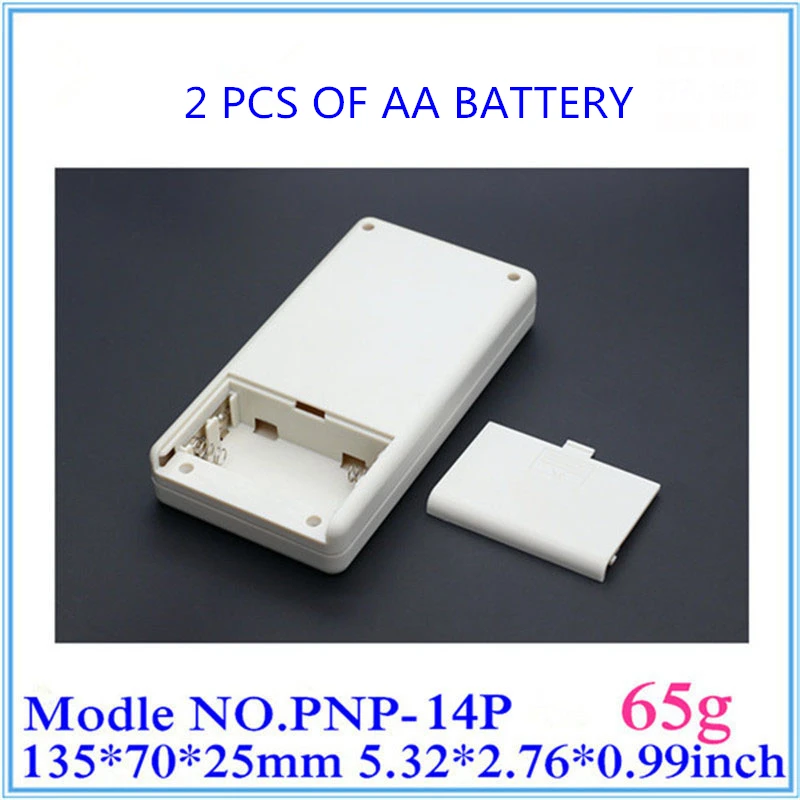 135*70*25mm 2 AA handheld plastic box for electronics enclosure high quality instrument housing | Электроника