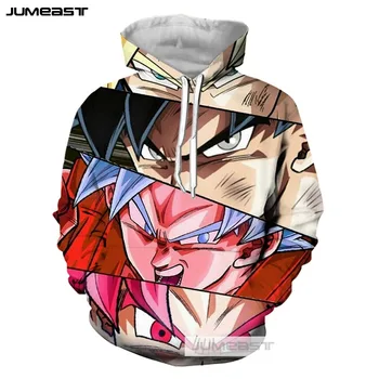 

Jumeast New 3D Print Dragon Ball Super Men/Women Fashion Anime Hooded Sweatshirt Long Sleeve Harajuku Hip Hop Sport Pullover