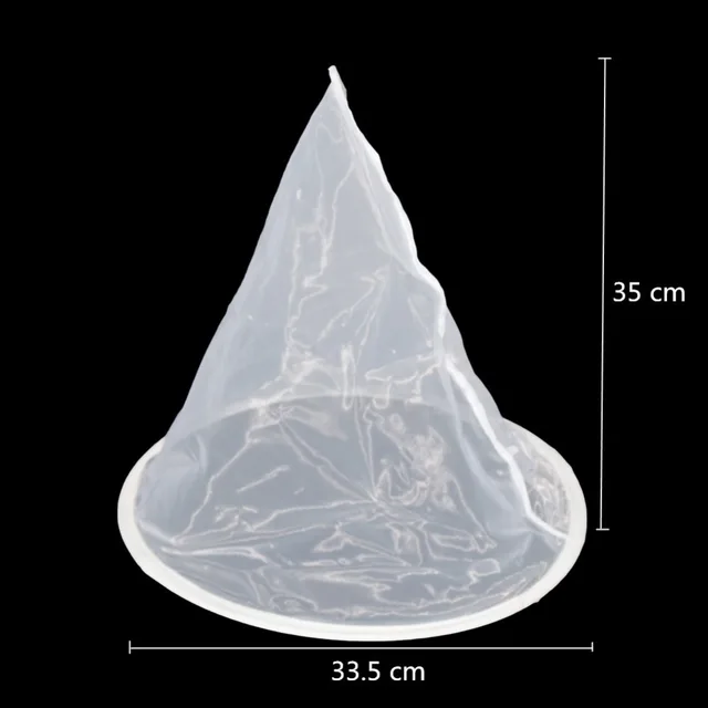 1 Pcs Fehér Méz Szűrő Képernyő Nylon Kúpos Mézszálú Háló Réteg Tisztító Méhészkészlet Méheszeresítők - Image 3