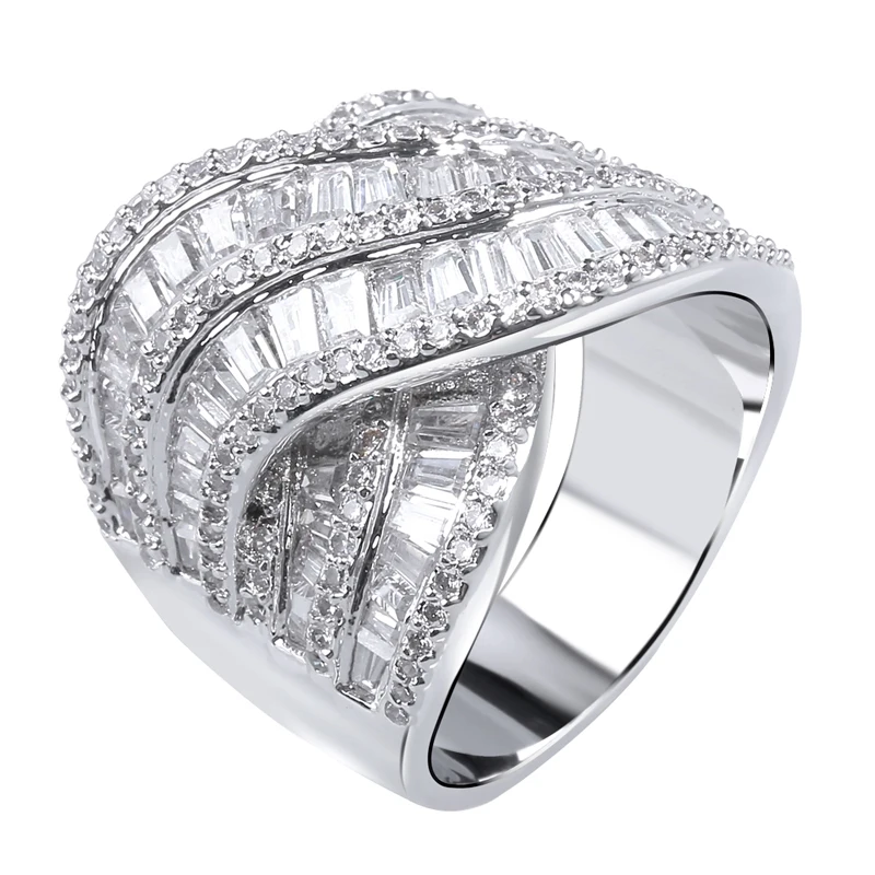 aliexpresscom buy cz cubic zirconia finger ring baguette stone cut fancy big wild elegant super rich look white clear top quality vc mart from reliable - Cubic Zirconia Wedding Rings That Look Real aliexpresscom buy cz cubic zirconia finger ring baguette stone cut fancy big wild elegant super rich look white clear top quality vc mart from reliable - Cubic Zirconia Wedding Rings That Look Real