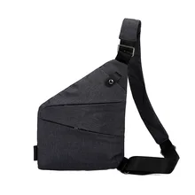 Многофункциональная мужская повседневная оксфордская сумка на груди, сумка на одно плечо для мужчин, противоугонная сумка через плечо, сумка для мужчин