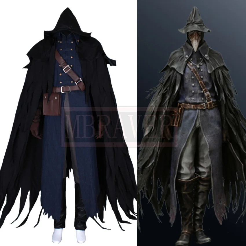 Bloodborne Gehrman the first Hunter Eileen the Crow Cosplay custom