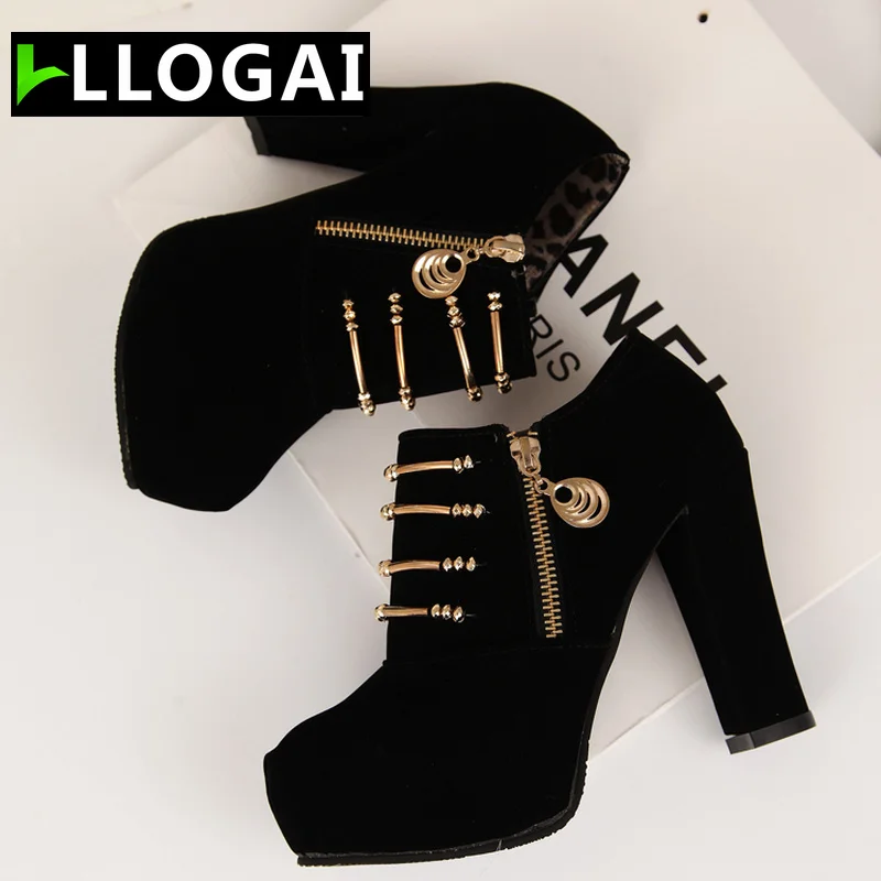 

2019 New 10.5cm High Heels Women Pumps Casual Women Shoes High Heel Ankle Boots Women Boots Summer Shoes Women Pumps Botas A6