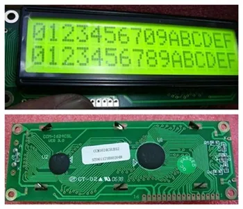 

1602 Yellow Green Backlight Black Big Character LCD Screen Compatible for HD44780 Drive IC