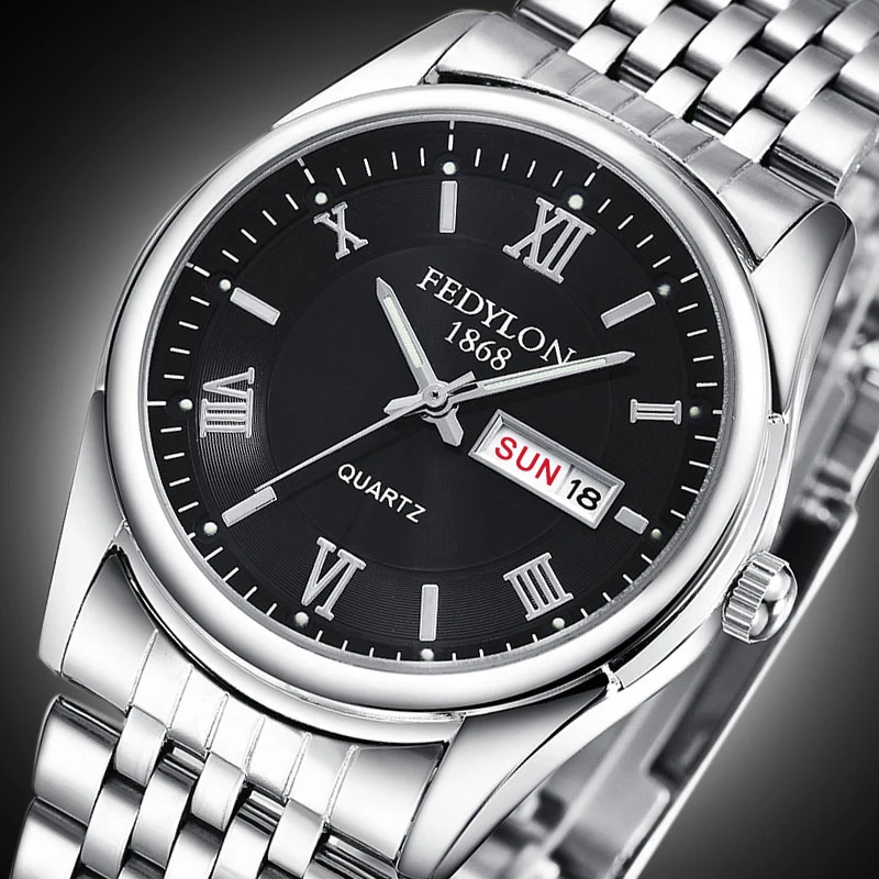 Prix pour Nouvelle Marque De Luxe Date Jour Hommes Montre Étanche Mens de Montres En Acier Inoxydable D'affaires Horloge À Quartz Montre-Bracelet Montre Homme 0190 Prix pour Nouvelle Marque De Luxe Date Jour Hommes Montre Étanche Mens de Montres En Acier Inoxydable D'affaires Horloge À Quartz Montre-Bracelet Montre Homme 0190