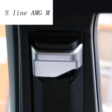 Pegatina de cubierta embellecedora decorativa para cinturón de seguridad de coche, accesorios de Interior para Mercedes Benz A GLA CLA clase W176 X156 C117