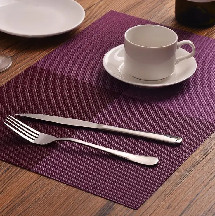 Fyjafon 4/6 шт. набор кухонных ковриков для стола Европейский ресторанный ПВХ коврик для места термозащитные гостиничные коврики современный коврик на стол