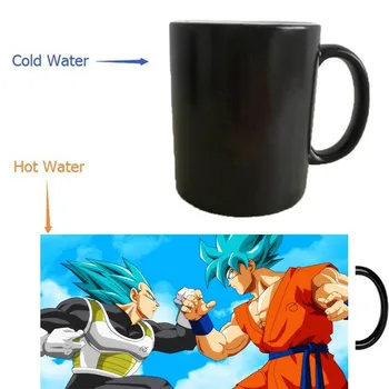

Dragon Ball Z Goku Mugs Heat Changing Color Heat Reveal Mugs Magic Wine Cup Magic Coffee Mug Friend Gifts