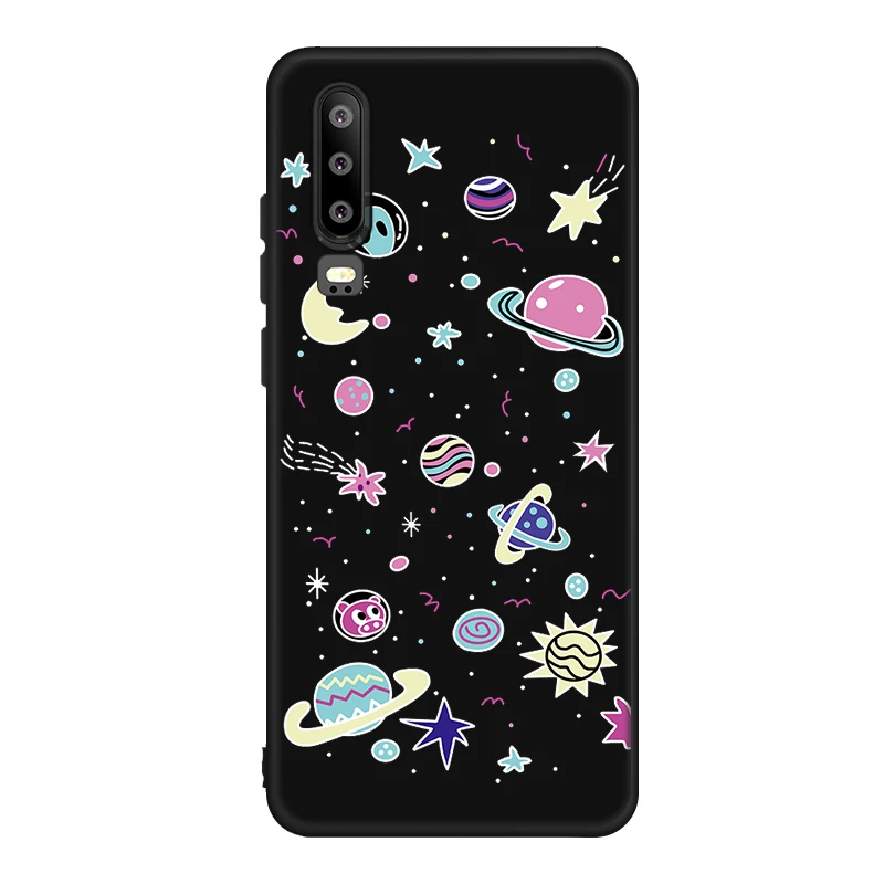 Матовый ТПУ чехол для телефона queen с рисунком для huawei Y9 Y6 Y7 Y5 Pro Prime Enjoy 9 Space Planet Capas - Цвет: 14