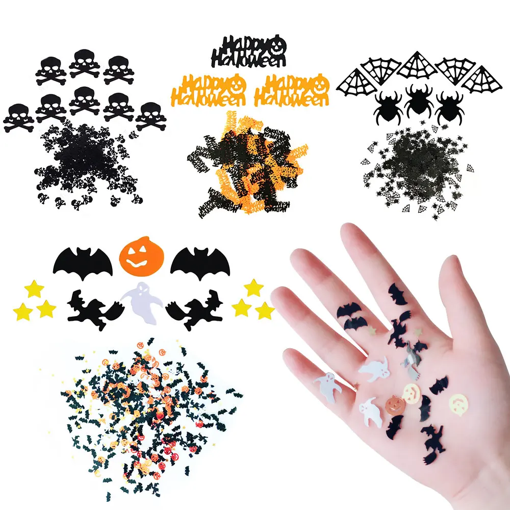 zljq 15g halloween table scatter confetti large tub of plastic pumpkinsbatsghoststarspider webskull motifs - Large Plastic Pumpkins zljq 15g halloween table scatter confetti large tub of plastic pumpkinsbatsghoststarspider webskull motifs - Large Plastic Pumpkins