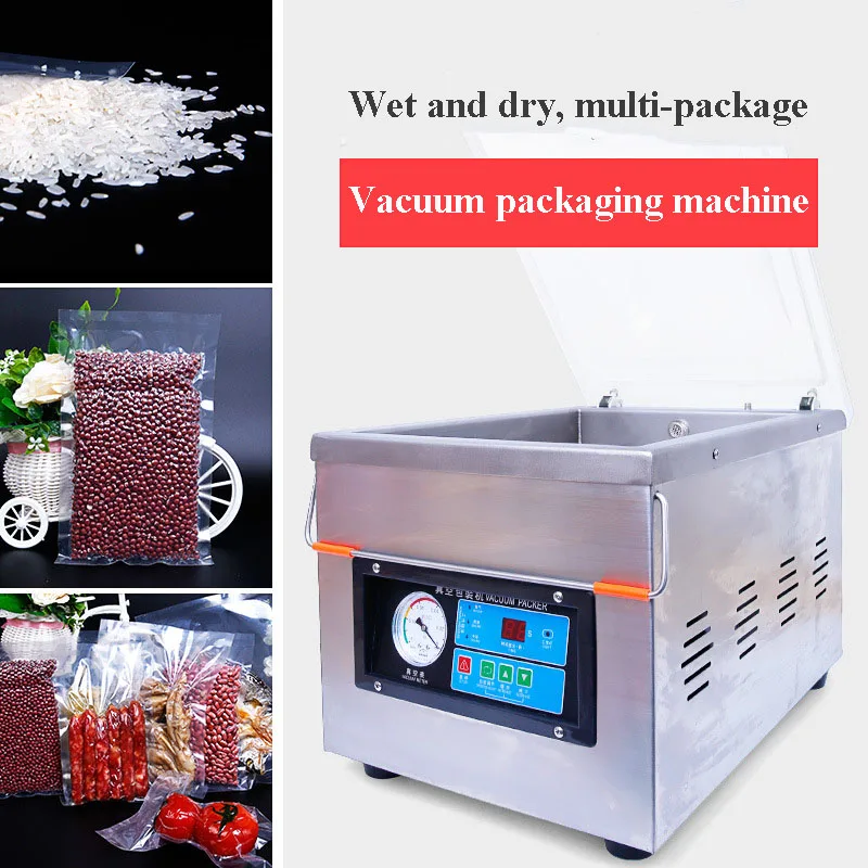 Microcomputer Desktop Vacuum sealer Packing machine food vacuum packaging machine desktop vacuum packager bag sealing machine