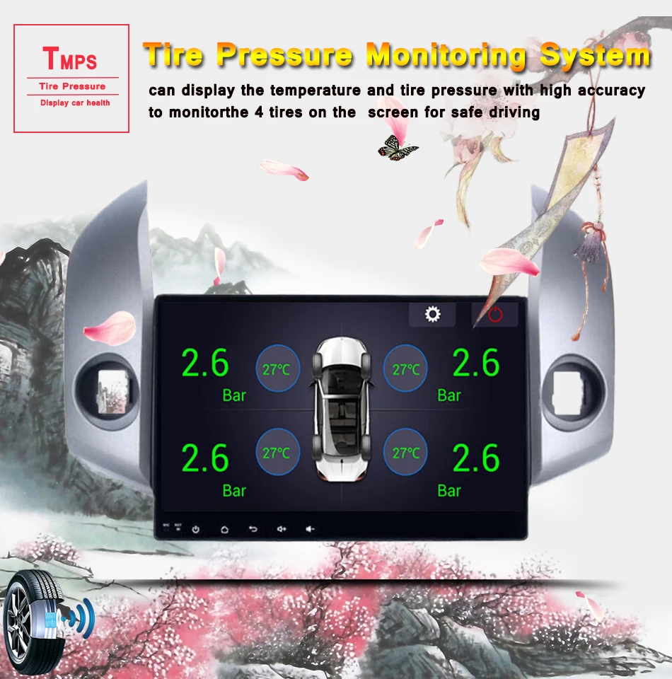 Cheap 2 din Support 3/4G Octa Core RAM 4GB Android 9.0 Car Audio Navigation GPS Player for Toyota RAV4 RAV 4 2006-2012 Tape Recorder 14