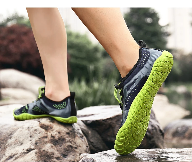 Мужские летние кроссовки для бега дышащие кроссовки спортивная обувь подошва пять пальцы большой палец на ноге быстросохнущие кроссовки для бега
