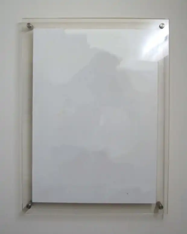 Clear Acrylic Frames Wall Mount