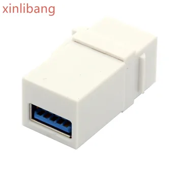 

USB 3.0 Keystone Jack Inserts, USB Adapters Cable interface Coupler Female to Female Connector Extension