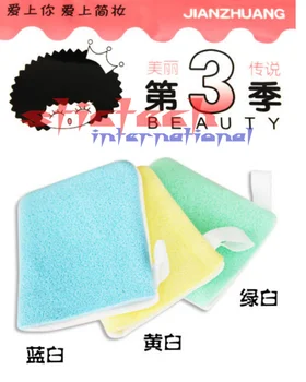 

by dhl or ems 1000pcs High Quality Side Face Wash Pad Makeup Cleaner Sponge Puff Exfoliator Glove Face Cleaning Tools