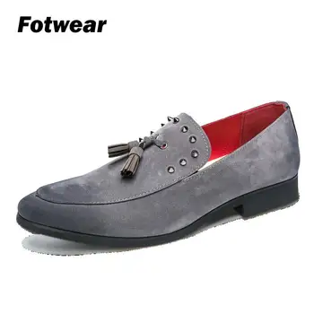 

Fotwear Men's fashion loafers Men's casual shoes For evening out or dressing for a special occasion upper with tasseled detail