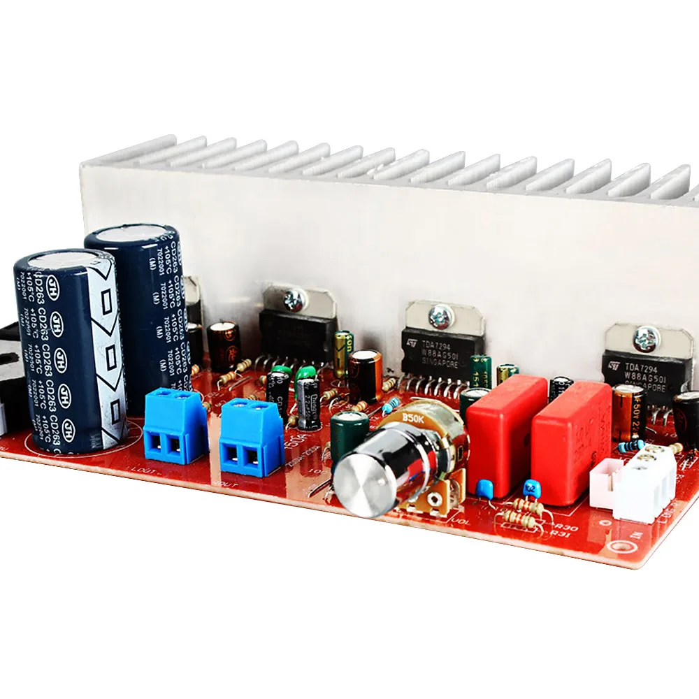 AIYIMA 1 шт. TDA7294 200 Вт * 2 аудио усилитель плата HiFi 0 Стерео Высокая мощность Amp Dual AC 24 V 28