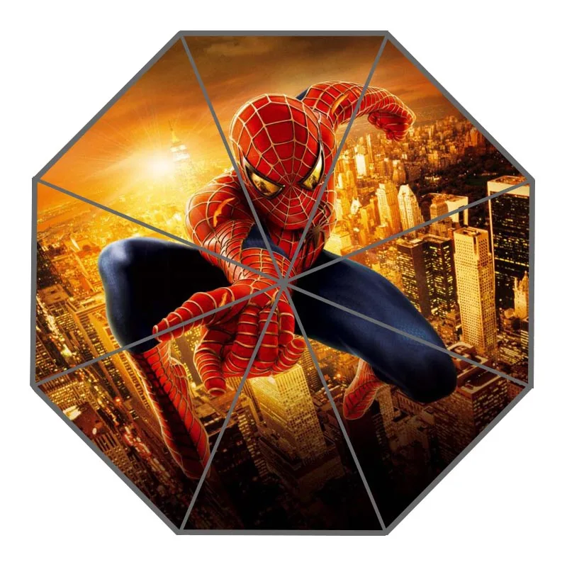

High Quality Custom Spider Man Umbrellas New Arrive Useful Foldable Sunny and Rainy Sunscreen Umbrella