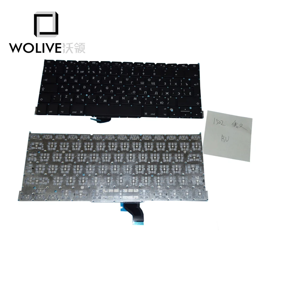 Wolive Genuine Brand new Keyboard language version RU For font b Macbook b font Pro Retina