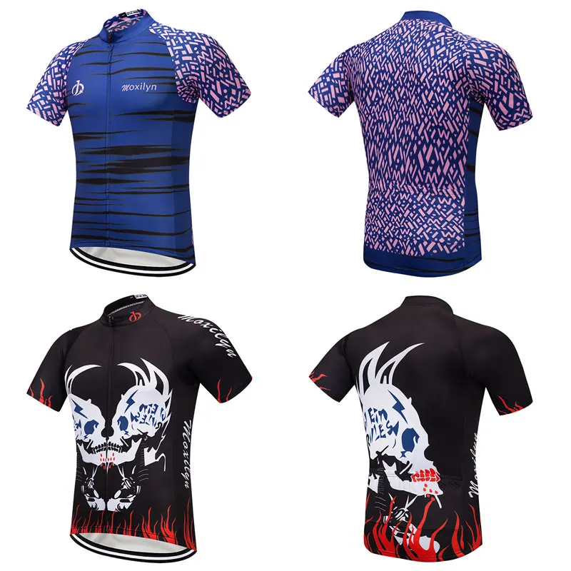 Moxilyn, велосипедная командная рубашка, летняя, мужская, для велоспорта, Джерси, топы, дышащая, для велоспорта, MTB, Джерси, Майо, Ciclismo, быстросохнущая, одежда для велоспорта