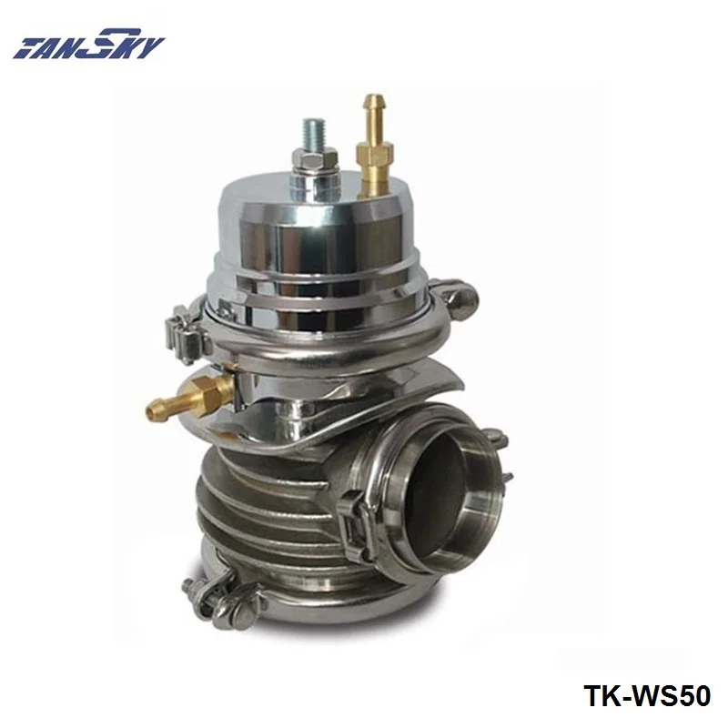 

Turbo Charger V-band 50mm External Wastegate Bypass Exhaust Manifold TK-WS50