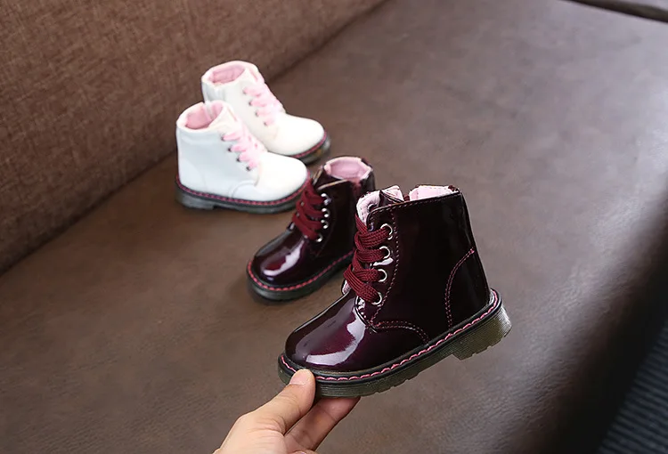 little girl patent leather boots