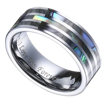 

Wholesale 10 pieces Tungsten Shell Ring Band