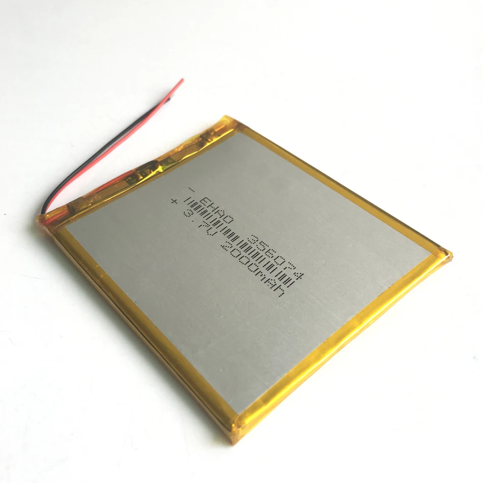 3 7 V 2000mAh литий полимерный аккумулятор для GPS камеры ноутбука Банк питания