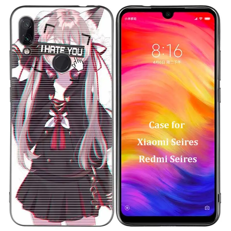 Силиконовый чехол для Xiao mi Red mi Note 7 6 5 Pro mi A1 A2 8 8A Lite 9 K20 Poco F1 S2 4 4X Plus Vaporwave Space Anime