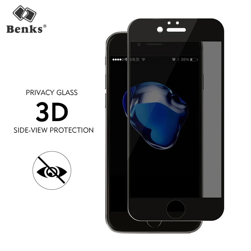 Benks Privacy Screen Protector For iPhone 6 6S 7 8 Plus
