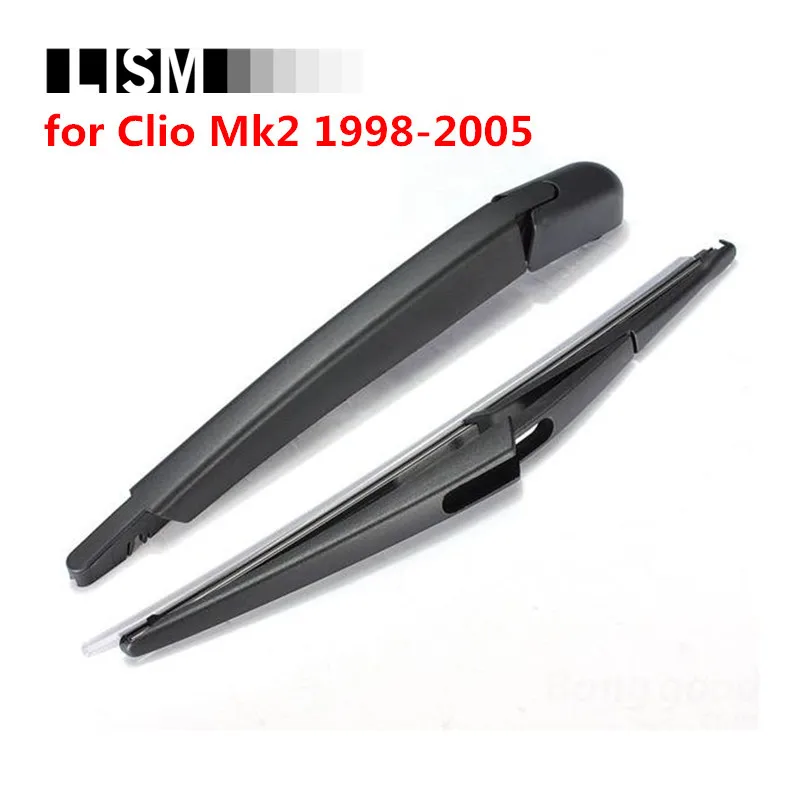 

Rear Windshield Wiper Blades for Renault Clio Mk2 1998 - 2005 Refill Brushes for Car Janitors Back Window Washer Arm + Blade New