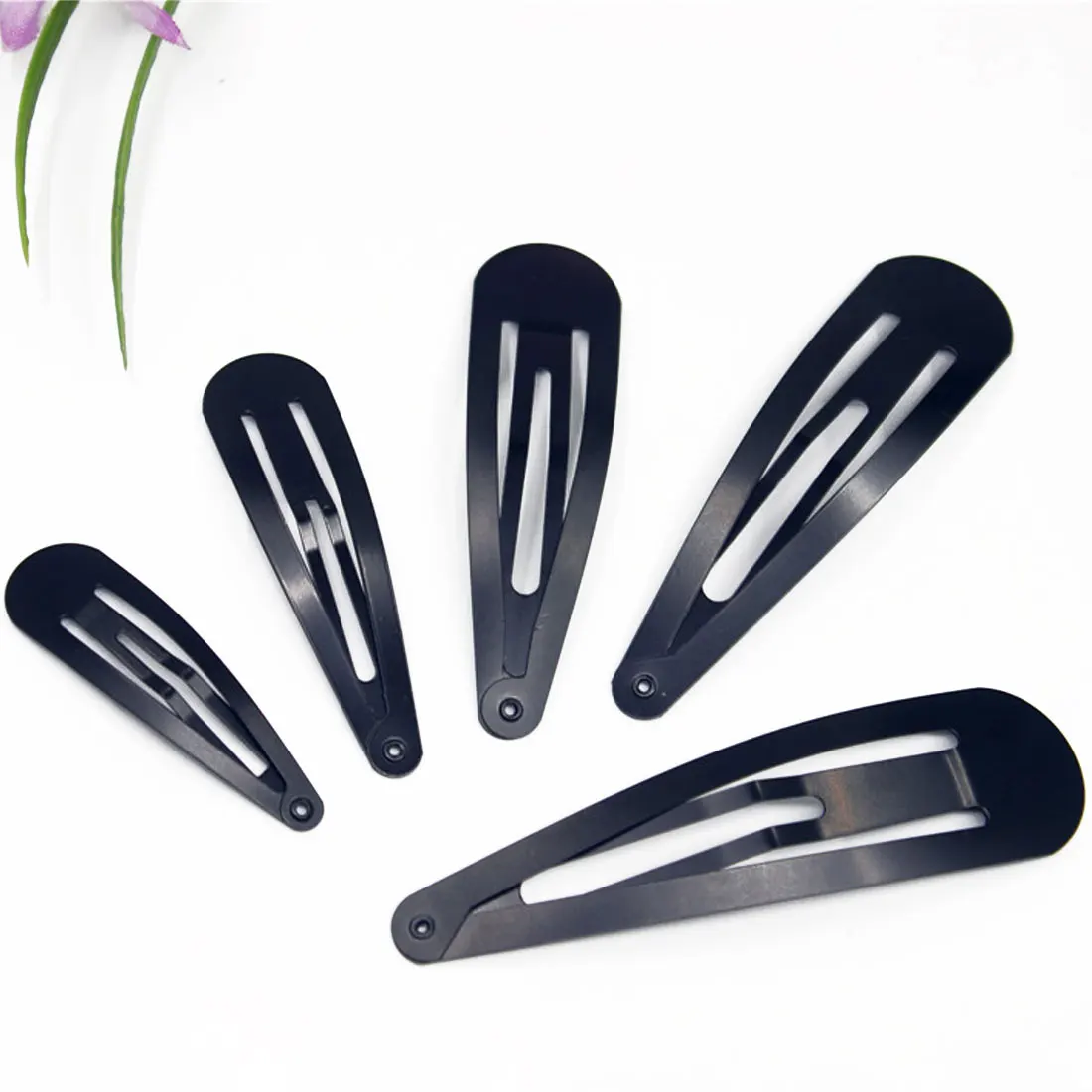 HOT Black BB drop clip 12 pcs Hair Clips Women Black Hairgrip Hairpins