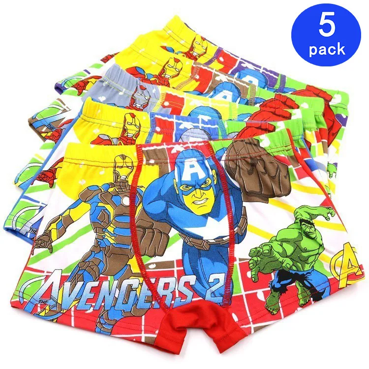 

5 pieces/Lot Boys Underpants Boxers Underwear Children Cartoon Superman 3-11 Years Kids Boys Panties panty majtki damskie