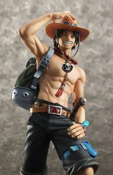 

New Arrival Megahouse Portrait of Pirates Excellent Model Comic Anime One Piece Portgas D. Ace 9" Action Figure Toys